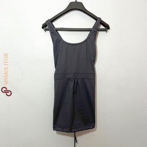 LL Bean Gray Cross-back Comfortable Tank Top